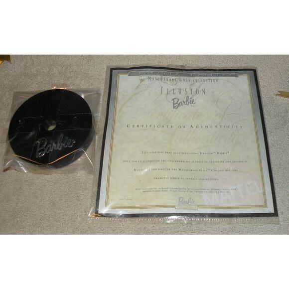 Vintage 1997 Masquerade Gala Collection Illusion Barbie NEW In Box No Cover COA - Picture 2 of 3